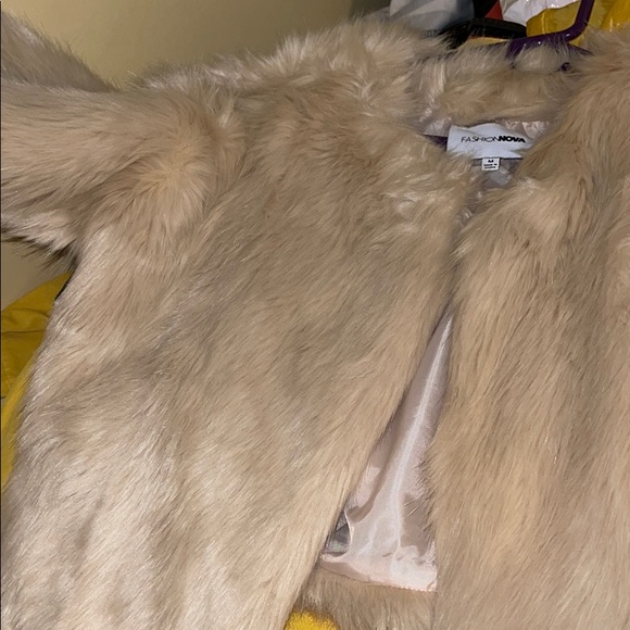 Faux Fur Coat - Picture 2 of 3